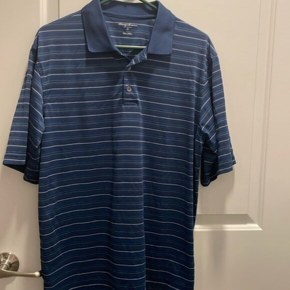 Tommy Armour golf men’s collared striped shirt - SZ L
